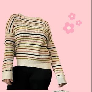 Wallace Lake Waffle Rainbow Knit Sweater by REI Co-Op